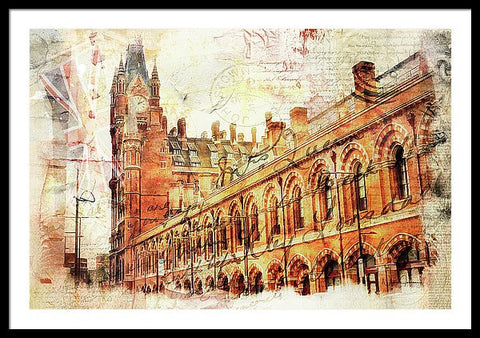 St Pancras - Framed Print