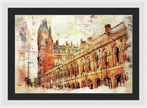 St Pancras - Framed Print