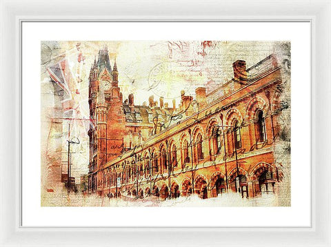 St Pancras - Framed Print