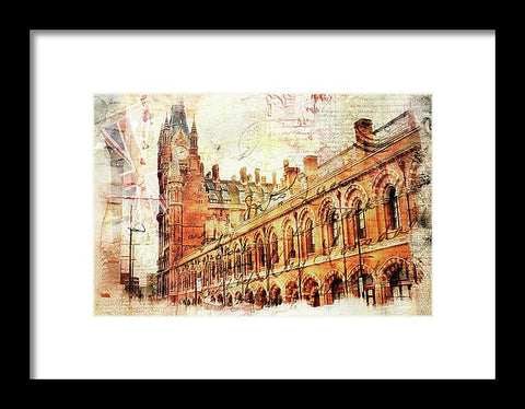 St Pancras - Framed Print