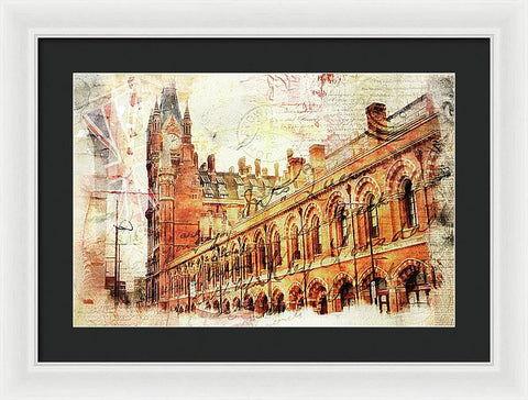 St Pancras - Framed Print