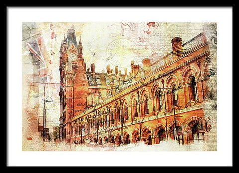 St Pancras - Framed Print