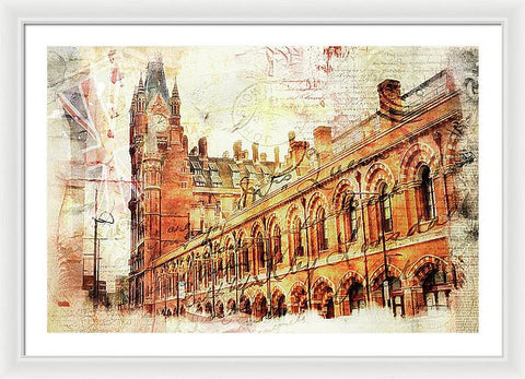 St Pancras - Framed Print