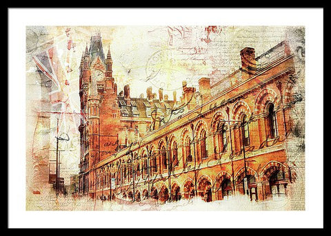 St Pancras - Framed Print