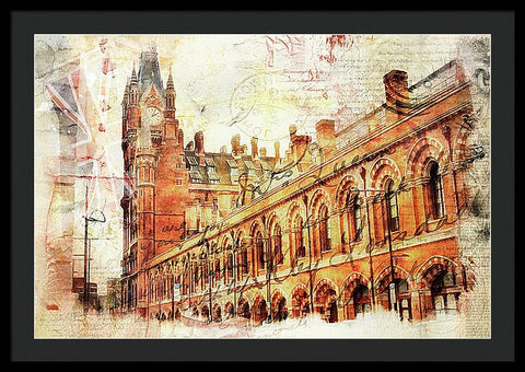 St Pancras - Framed Print