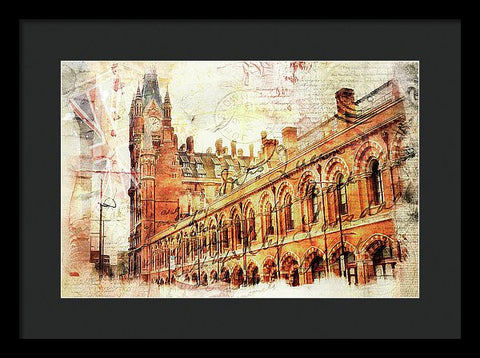 St Pancras - Framed Print
