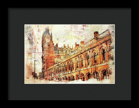 St Pancras - Framed Print