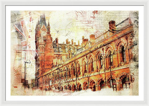 St Pancras - Framed Print