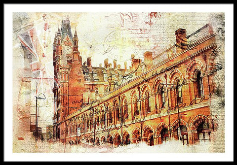 St Pancras - Framed Print