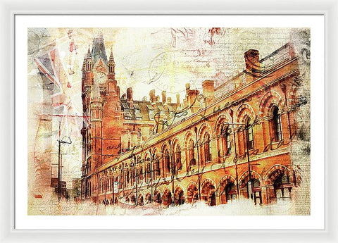 St Pancras - Framed Print