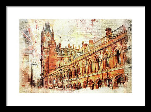 St Pancras - Framed Print