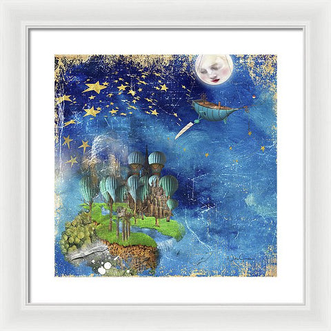 Starfishing In A Mystical Land - Framed Print