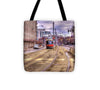 Streetcar And Sign - Tote Bag