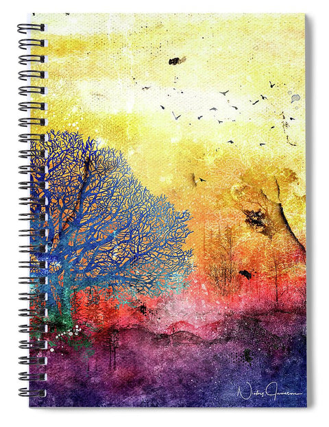 Sunrise Landscape - Spiral Notebook
