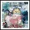 Tea Time Collage - Framed Print