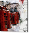London Telephone Boxes - Canvas Print