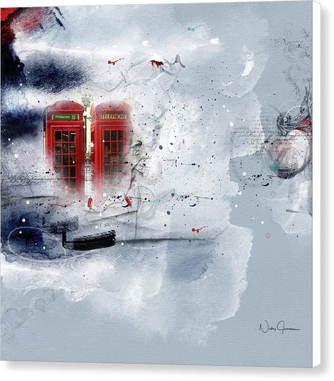 Red telephone box by Nicky Jameson