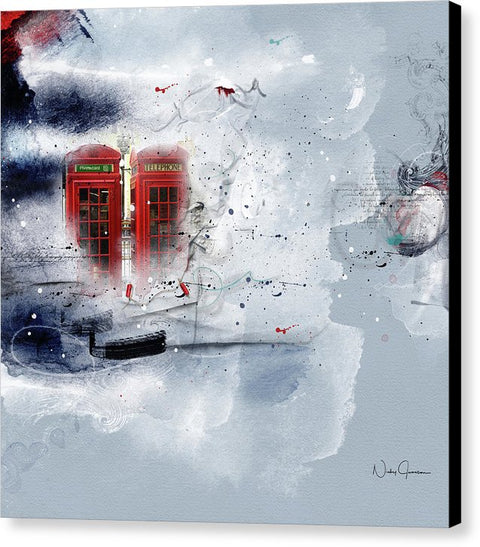 Red telephone box by Nicky Jameson