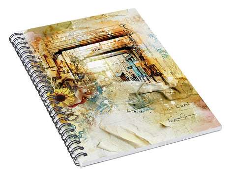 Thames Path-Back In Time - Spiral Notebook