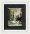 That Day It Snowed 1 - Framed Print