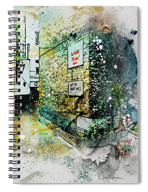This Way to Lamb and Flag - Spiral Notebook
