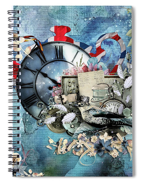 Time For Tea-II - Spiral Notebook