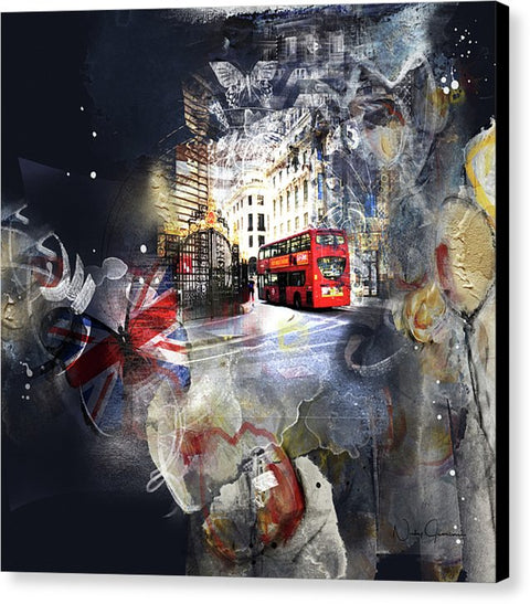 Time To Go - London Canvas Print