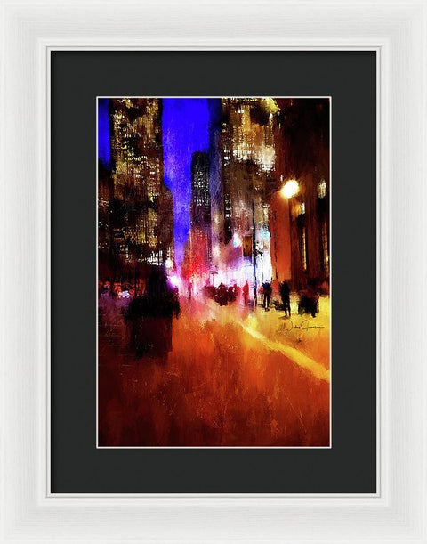 Toronto Downtown Impressions - Framed Print