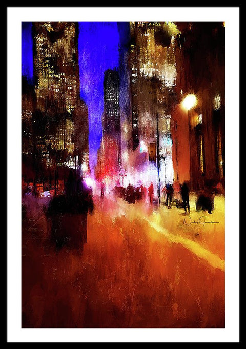 Toronto Downtown Impressions - Framed Print