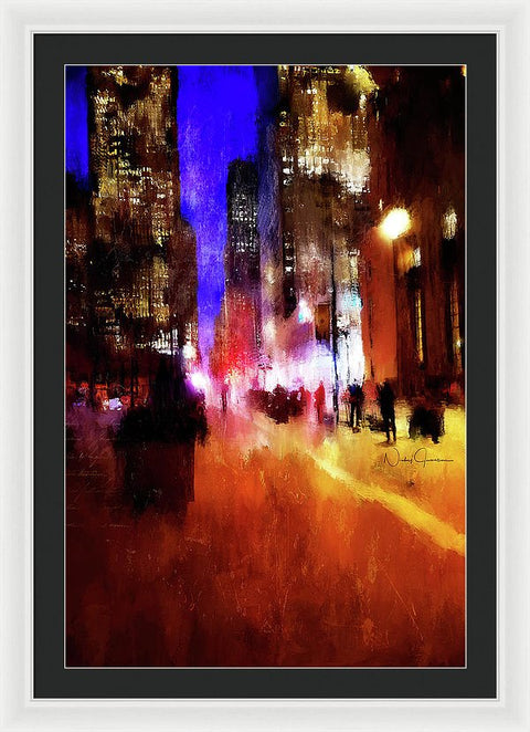 Toronto Downtown Impressions - Framed Print