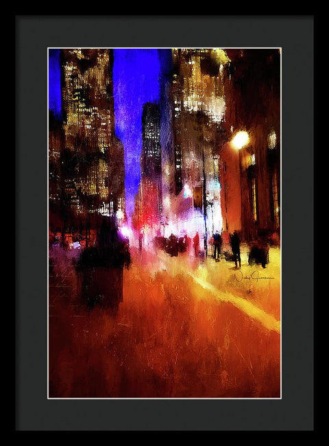 Toronto Downtown Impressions - Framed Print