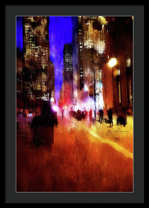 Toronto Downtown Impressions - Framed Print