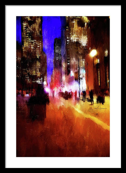 Toronto Downtown Impressions - Framed Print