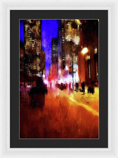 Toronto Downtown Impressions - Framed Print