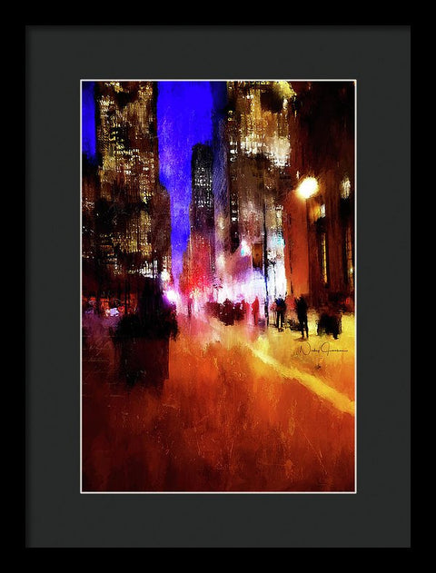 Toronto Downtown Impressions - Framed Print