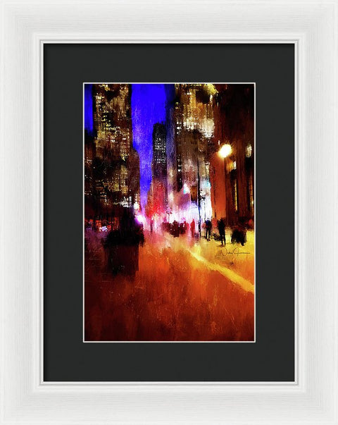 Toronto Downtown Impressions - Framed Print