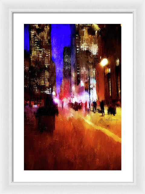 Toronto Downtown Impressions - Framed Print