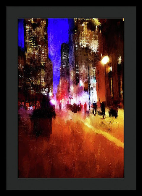 Toronto Downtown Impressions - Framed Print