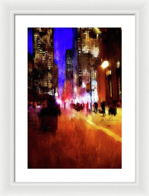 Toronto Downtown Impressions - Framed Print