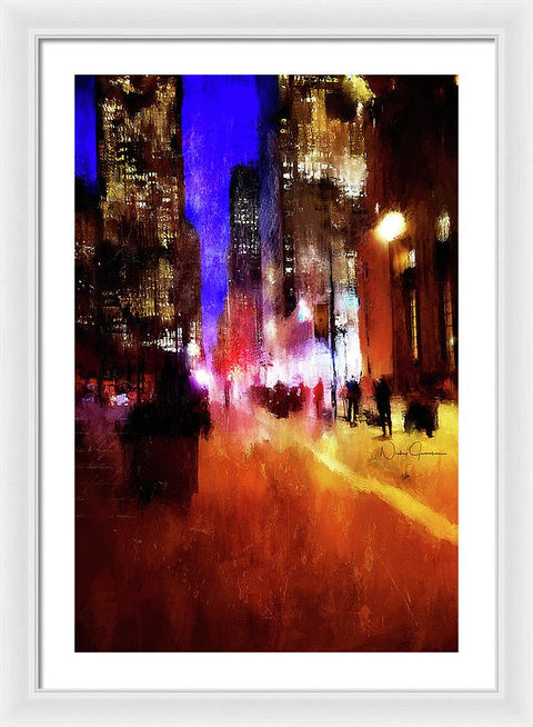 Toronto Downtown Impressions - Framed Print