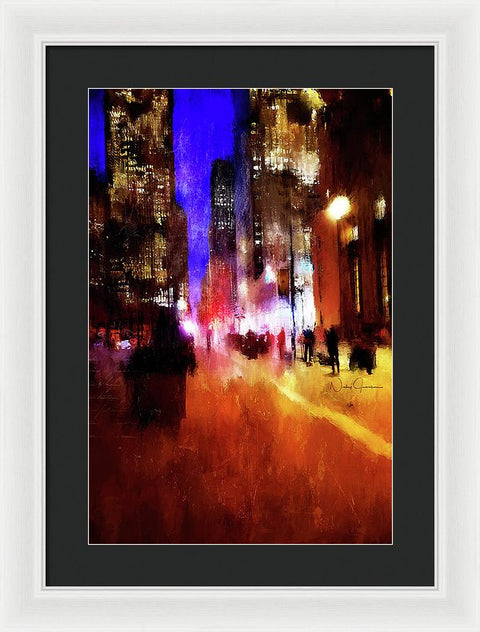 Toronto Downtown Impressions - Framed Print