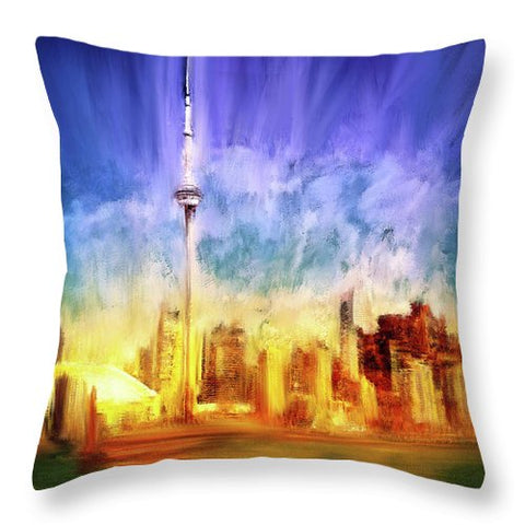 Toronto Skyline - Throw Pillow