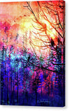 Trees at Sunrise - Canvas Print