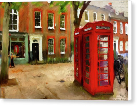 Village Green At Richmond - Canvas Print