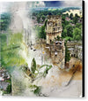 Warwick Castle from Caesar's Tower - Canvas Print
