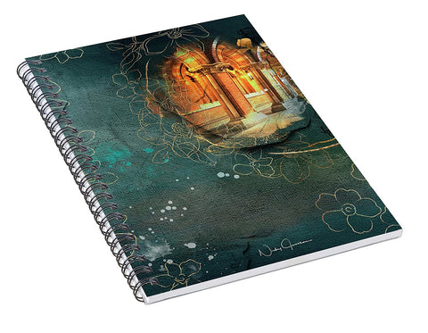 Waterfall - St Pancras International - Spiral Notebook