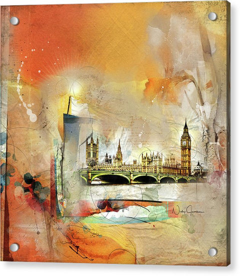 Westminster Bridge - Elizabeth Tower - Big Ben - Acrylic Print