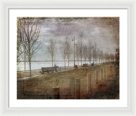 Winters Edge - Framed Print