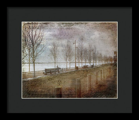 Winters Edge - Framed Print