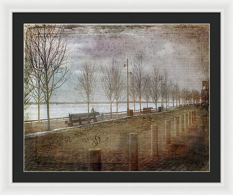 Winters Edge - Framed Print